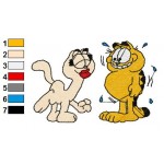 Garfield 65 Embroidery Design